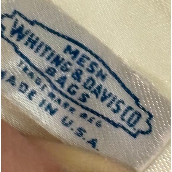 Vintage Whiting & Davis Co Bags-Silver Mesh Handbag-Clutch-Silk Lined-Elegant - Picture 2 of 7